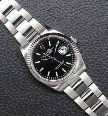 Rolex Datejust 126234 Black Dial Fullset 2020 Box+Papers - 2 Jahre Garantie