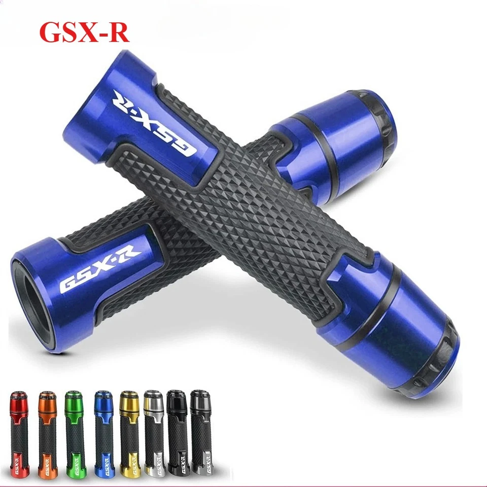 7/8" 22mm Motorcycle Handlebar Hand Grips for SUZUKI GSXR600 750 1000 250 300 Foto 2 de 4