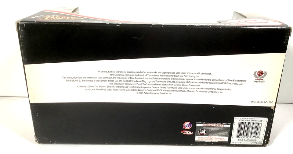 1/18 Winner's Circle Earnhardt #3 Goodwrench NASCAR - Action Racing 2005 Foto 4 de 4