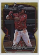 2023 Bowman Draft Chrome Yellow Refractor 37/75 Cristofer Torin #BDC-148 0w27