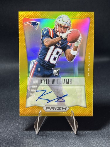 2025 Panini Prizm Kyle Williams Throwback Rookie Gold Auto 01/10🔥