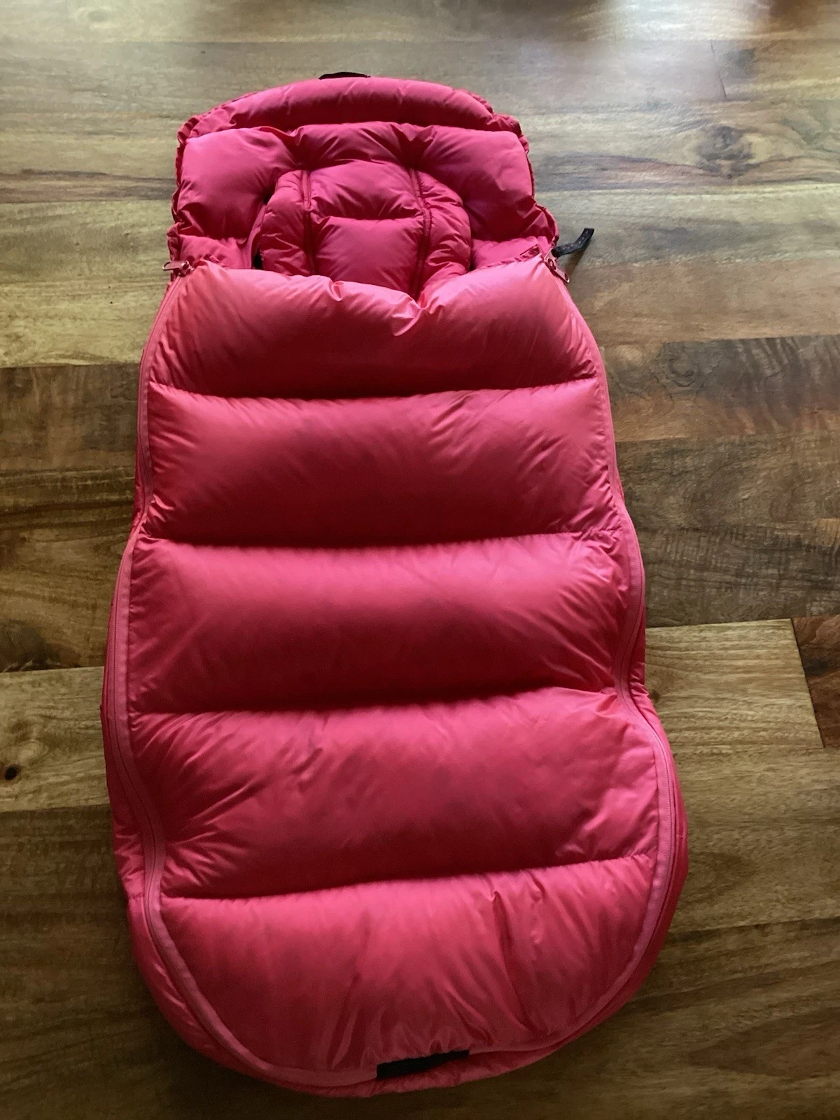 LL Bean Red Down Filled Stroller/car Seat Bunting