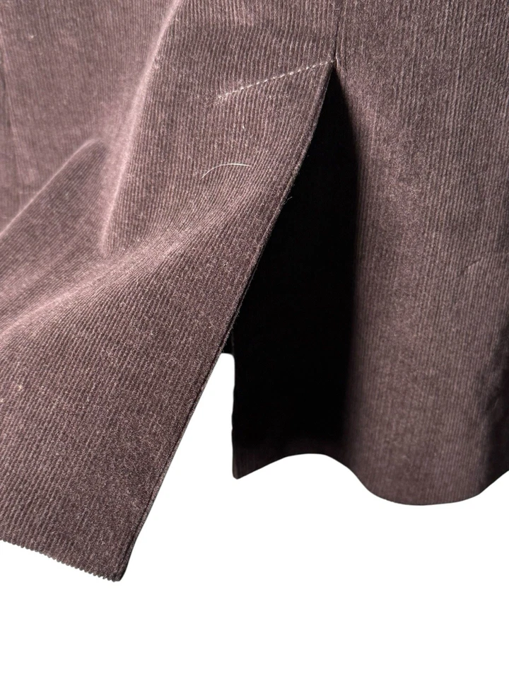 Rafaella Brand Women Size 14 Brown Blazer Jacket Long Sleeve Lined Front Pockets - Image 4 of 4