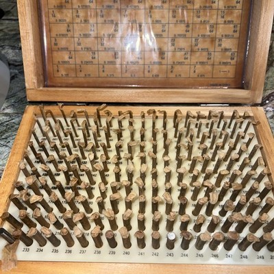Pin Gage Set M-3 Minus .501-.625 Complete Set