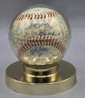 1976 California Angels Team Autographed Baseball, 31 Signatures - Nolan Ryan