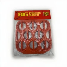 Vtg Hunky Bill’s BIG Perogie Maker 18 Pierogi Mold New Sealed Canada HTF