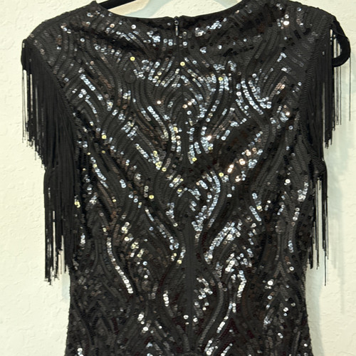 Babyond 1920s Great Gatsby Flapper Dress Sleeveless Sequins size S - Picture 8 of 12