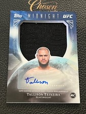 2026 Topps Midnight UFC RC Tallison Teixeira Rookie Relic Auto Refractor CF18