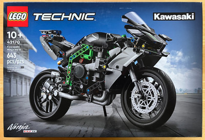 LEGO TECHNIC: Kawasaki Ninja H2r Motorcycle (42170) - Crease in box
