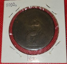 Great Britain Pre-Decimal Coins, George III 1806 Pennies, 2 Coins, Circulated