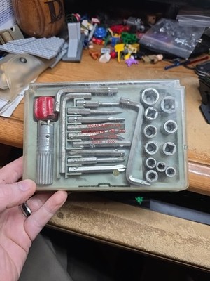 Vintage Federal Trust Socket Tool Set Compliments of National Oil Co. USA Made