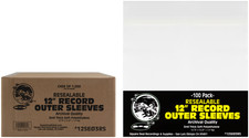  1000 12" LP Vinyl Record Outersleeves SOFT RESEALABLE 3mil Heavy Duty Archival