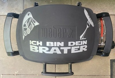 Einzigartiger    WEBER Gasgrill  Q 1200 wie Neu!   Unikat für   ''Star Wars Fans''