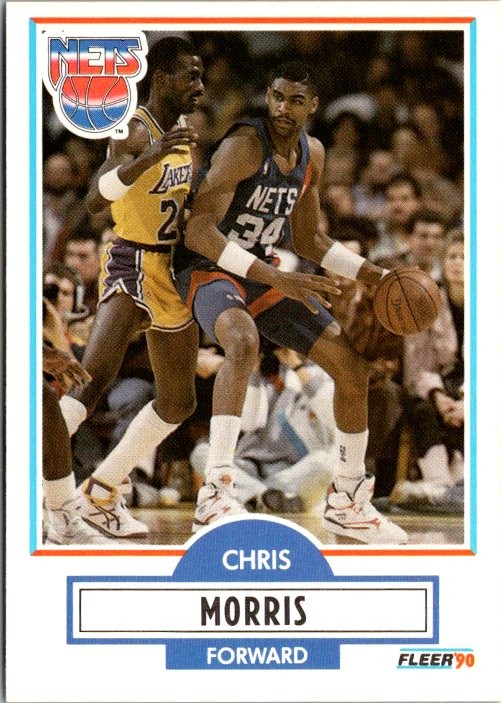 1990-91 Fleer #121 Chris Morris