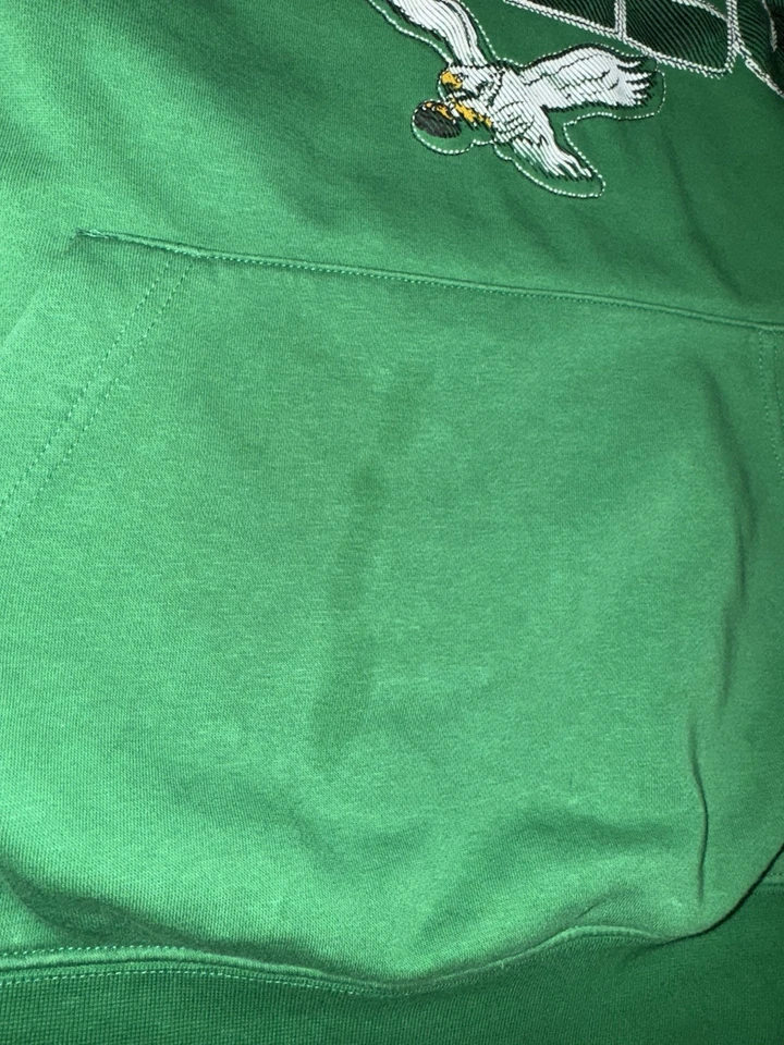 Nike Philadelphia Eagles Green Hoodie Sweatshirt Women’s M - Vintage Style Logo - Image 3 of 4