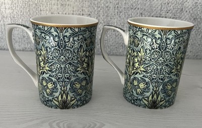 2 Kaffeebecher William Morris Snakeshead  Fine China, Leonardo Collection 2019