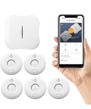 WiFi Water Leak Detector 5pk w/ App Alarm Smart Sensor
