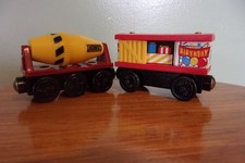 Thomas The Tank Wooden Railway Happy Birthday Cement mixer Learning Curve NEW