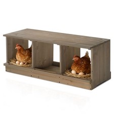 Nesting Boxes for Chickens, Wooden Chicken Nesting Box, Laying Eggs Nest Box for