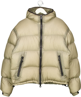 MKI MIYUKI ZOKU Green Translucent Hooded Bubble Jacket UK M