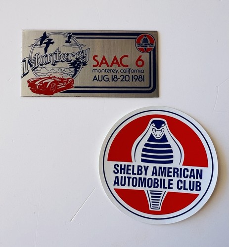 Vintage SAAC Shelby American Automobile Club Ephemera Lot 1981-1987 Cobra
