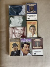 FRANK SINATRA & DEAN MARTIN 7 CASSETTE TAPE LOT CAPTIOL YEARS COME FLY WITH ME +