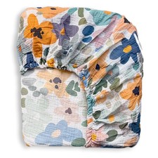 Muslin Crib Sheets for Girls Boys 1 Piece, Soft and Breathable Sheets for Sta...