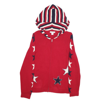 CHRISTOPHER BANKS Full Zip Strick Pullover Sweatshirt Damen L