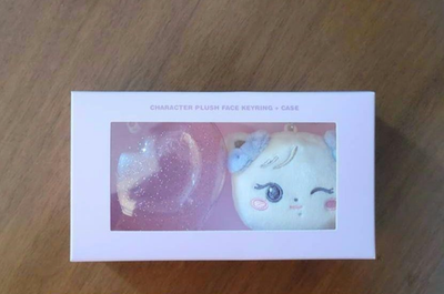 BLACKPINK ROSIE Face Keyring Plush + Case ROSE DEADLINE TOUR