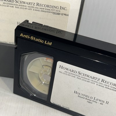 Bud Sports TV Commercials Betacam Tape Untested Holyfield Lewis II/218e