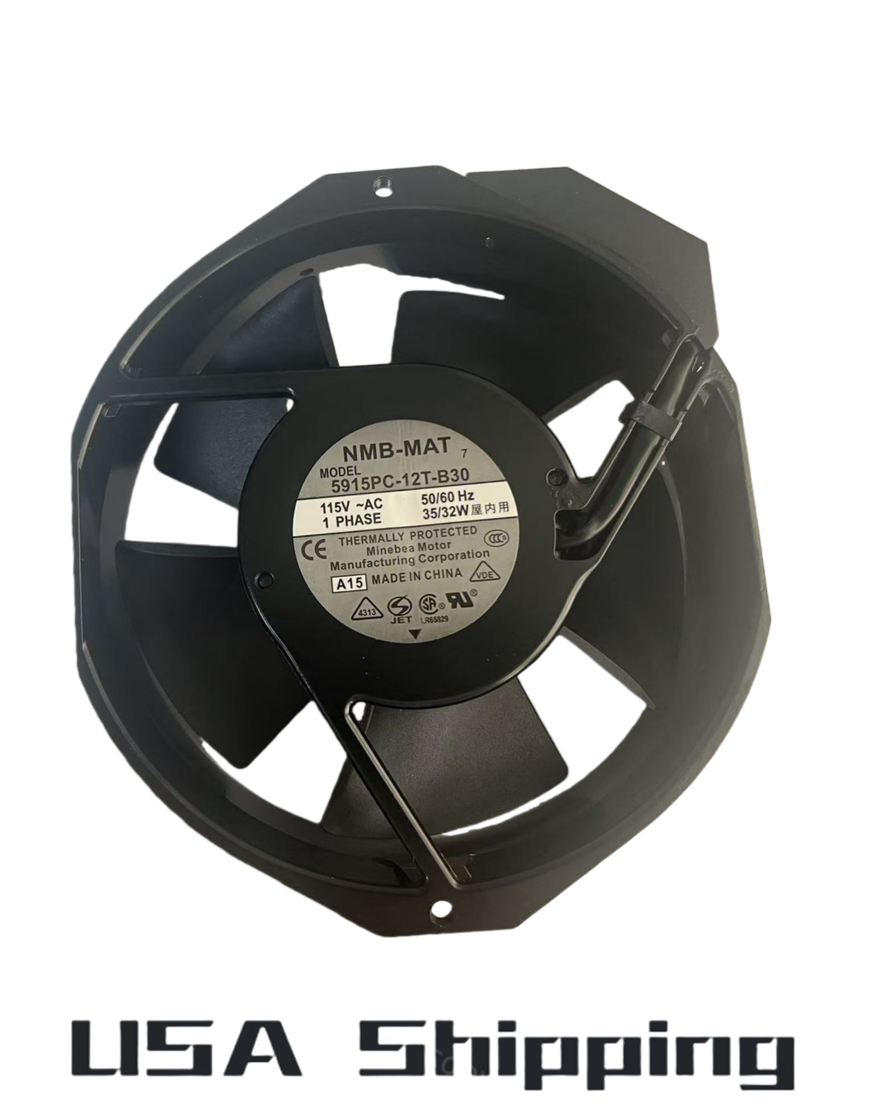 NEW NMB-MAT 5915PC-12T-B30-A00 Fan 115V 50/60Hz 35/32W