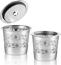 2-Pack 304 Stainless Steel Reusable K-Cup Pods Coffee Filters for Keurig K-Expre