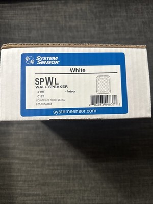 System Sensor SPWL Wall Speaker White