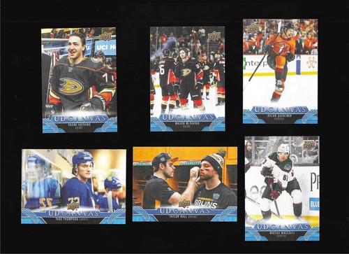 2023-24 UPPER DECK SERIES 1 & 2 HOCKEY UD CANVAS PICK YOUR CARD *FILL YOUR SET** - Picture 50 of 104