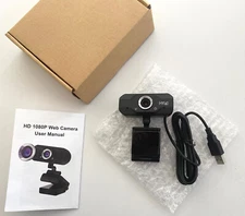 HXSJ S60 HD 1080P web camera Desktop Laptop Camera W/ Built In Microphone.