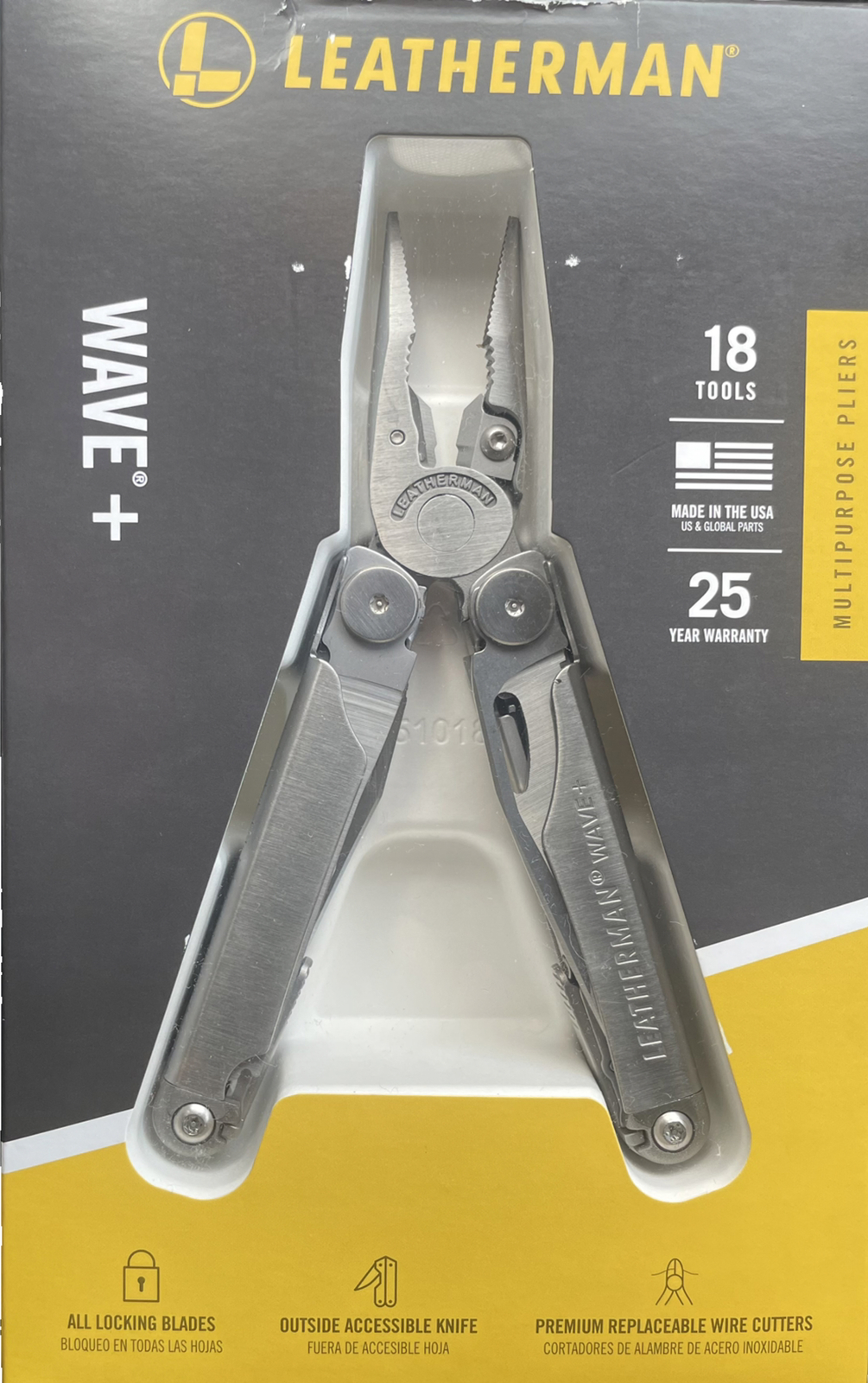 Leatherman 832532 Wave + Plus Multi Tool with Black Nylon Sheath, New