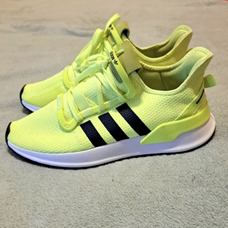 Adidas U Path Hi Res Yellow/Black Running Sneakers #Men's 10.5 G27643 | eBay