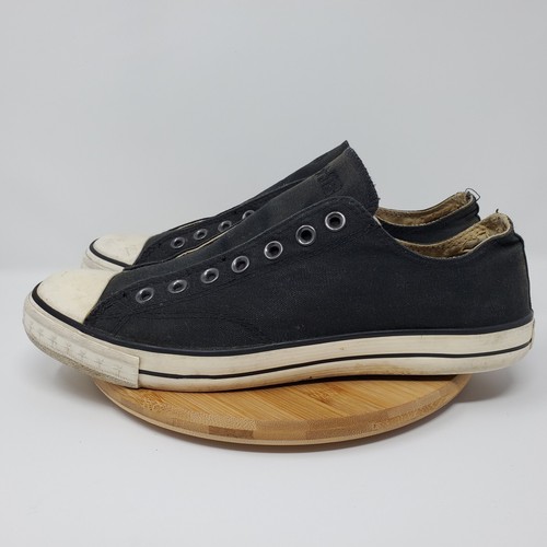 laceless black converse