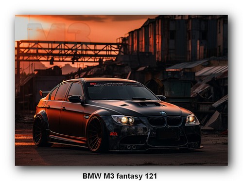BMW M3 - 40 different CAR POSTER PRINT IMAGE A3 A4 or DIGITAL E30 E46 E36 E90 E9 - Picture 12 of 134