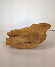 Vintage Hand Carved Burl Root Bowl Free Form Decorative 9 x 6.5