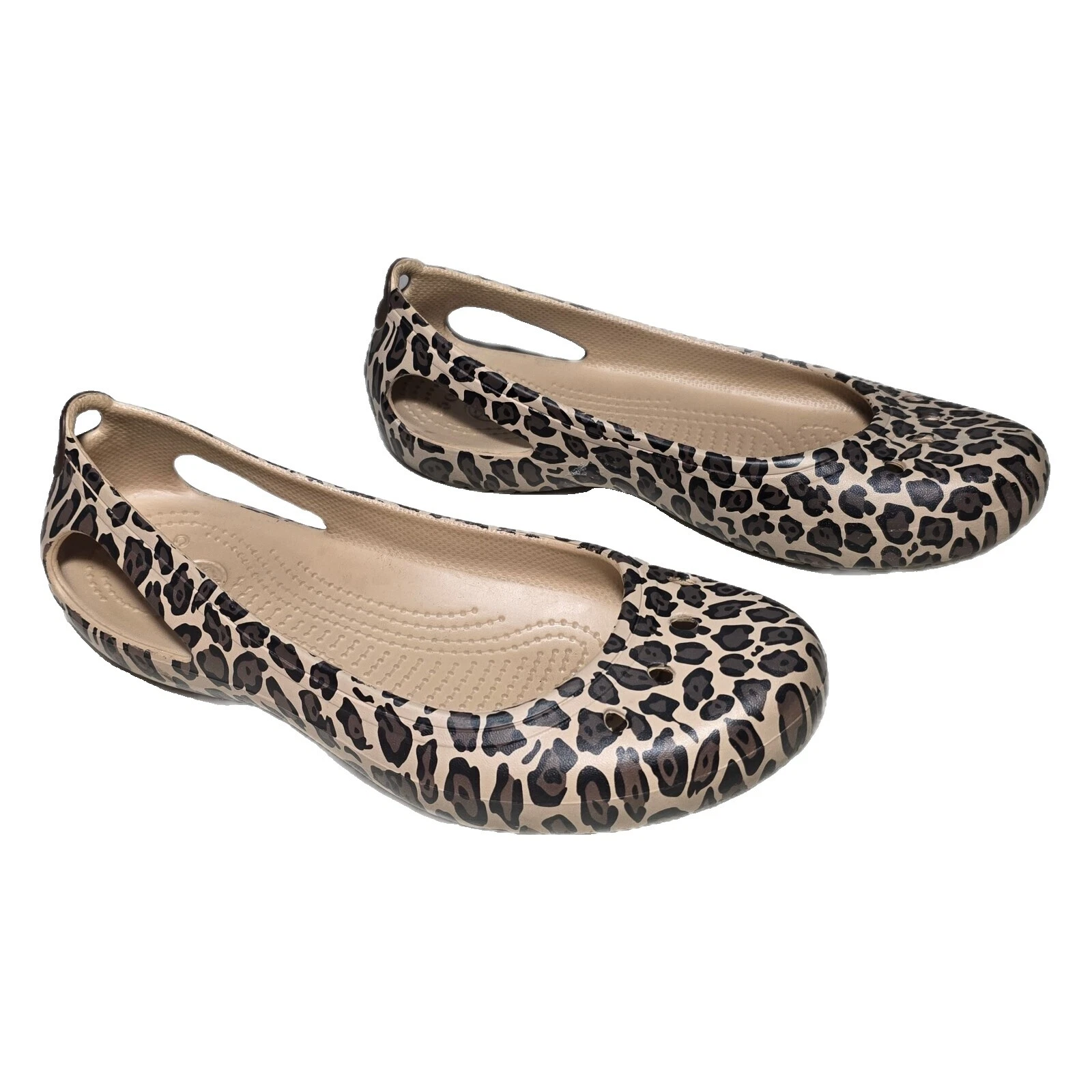 Crocs Women's Animal Print Ballet Flats