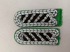 Polizei Ordnungspolizei Paar Schulterstücke Meister (6585a)