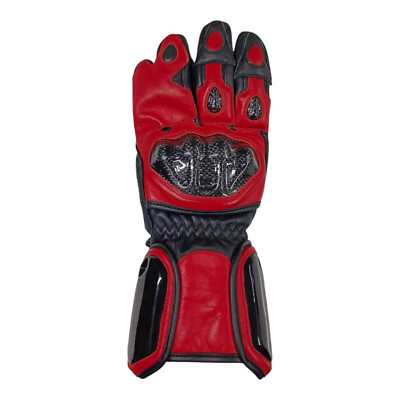 ''Leather Motorbike Gloves with Carbon Knuckles +2 Knee Sliders, 6 Pairs, C$409''