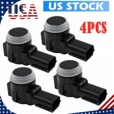 4x 23428268 Black Bumper Parking Sensor For GMC Chevy Silverado Cadillac Buick