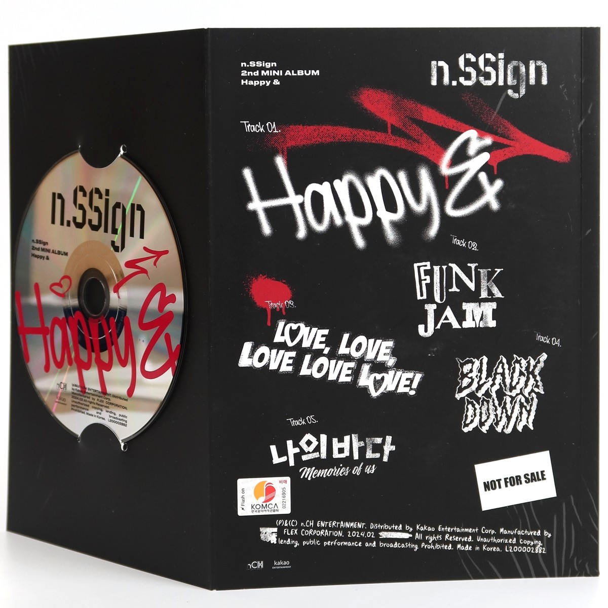 n.SSign - Happy & Signed + Message CD Mini Album Promo 2024 K-Pop