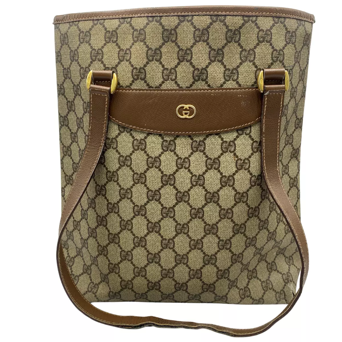 Sac fourre tout vintage GUCCI sac bandoulière GG toile suprême authentique du Japon