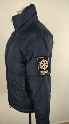 FENDI GIUBBINO PIUMINO DONNA TG. 48 JACKET DOWN WOMAN ITALY CASUAL VINTAGE - Photo 9 sur 12