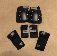 Pro-Tec Spade Snafu Knee Elbow Wrist Protectors, Skateboarding BMX Pads, age 8+