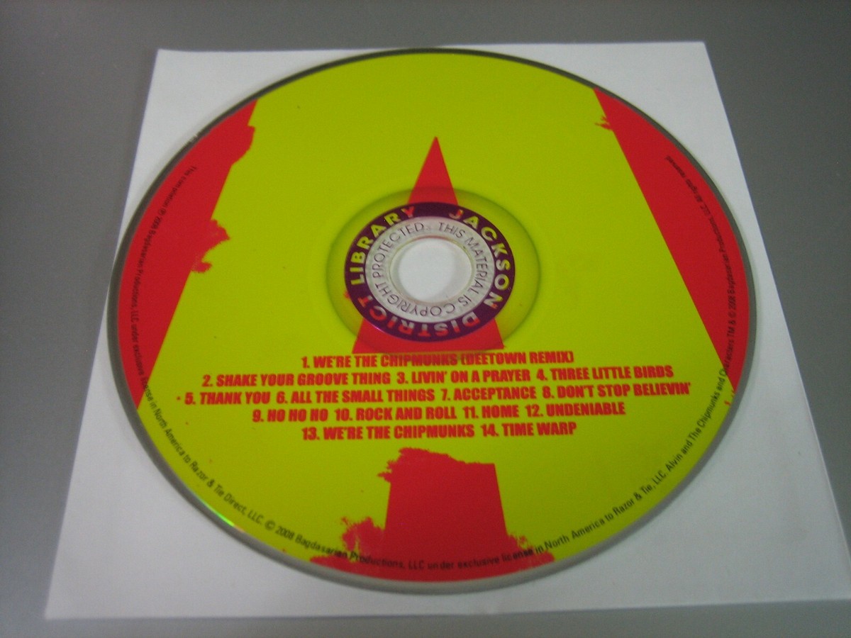 Undeniable by The Chipmunks (CD, Nov-2008, Razor & Tie