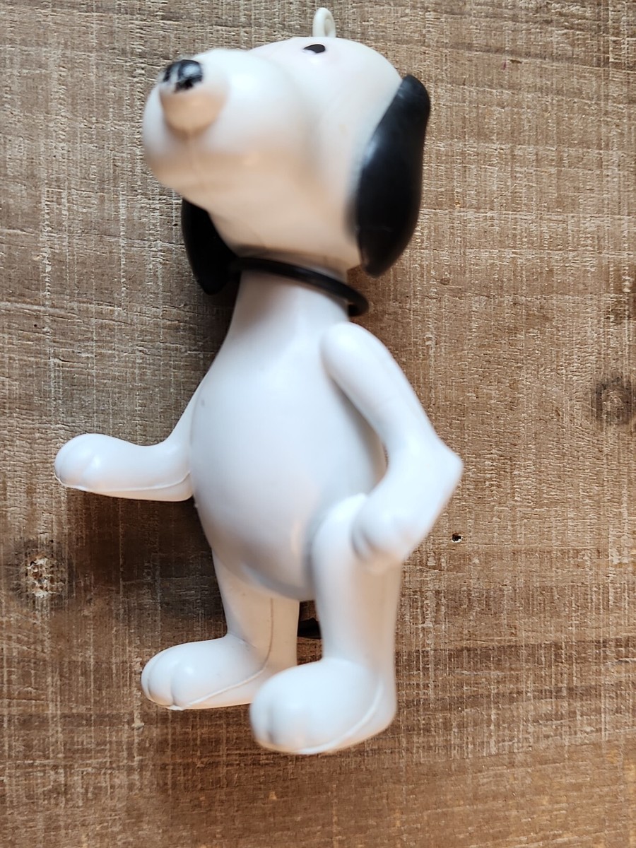 スヌーピー フィギュア ビンテージ snoopy figure vintage Vintage Snoopy Miniature Figurine Black Tuxedo PVC Figure From